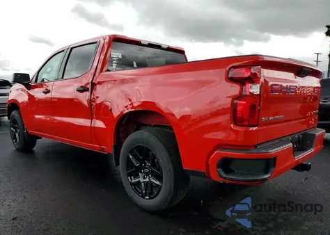 2024 Chevrolet Silverado C1500 Custom z USA, uszkodzony, nr VIN 3GCPABEK0RG190876